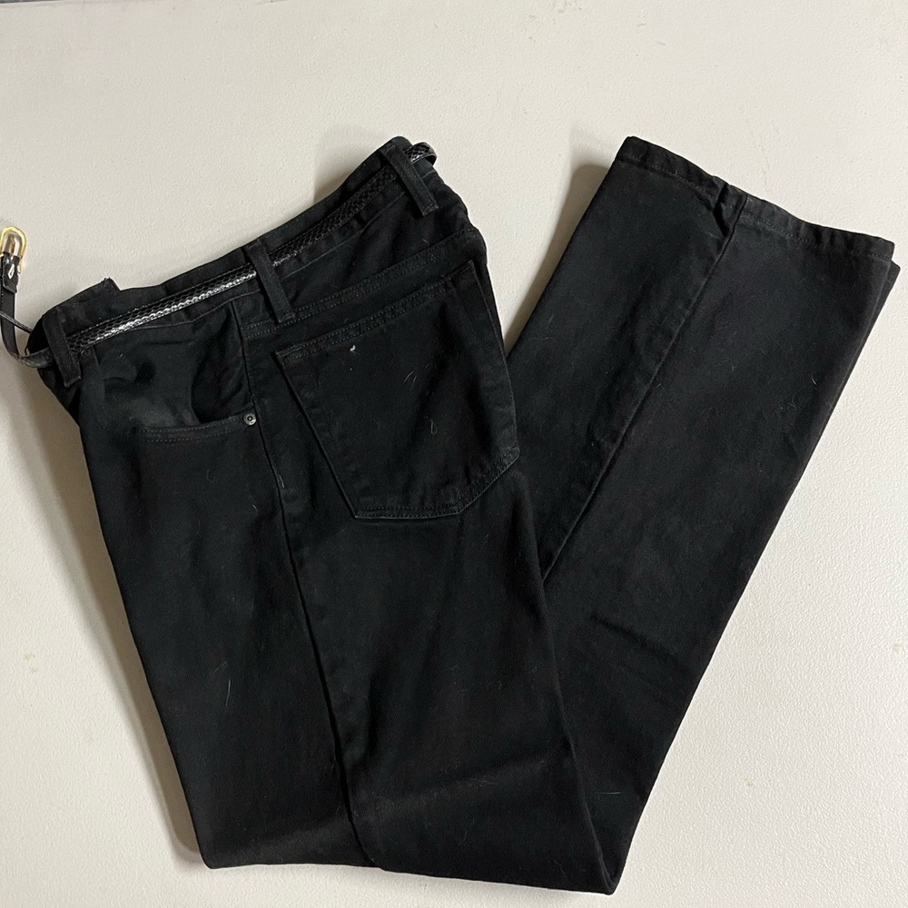 Arizona Jean Company Relaxed Pants with Black Belt